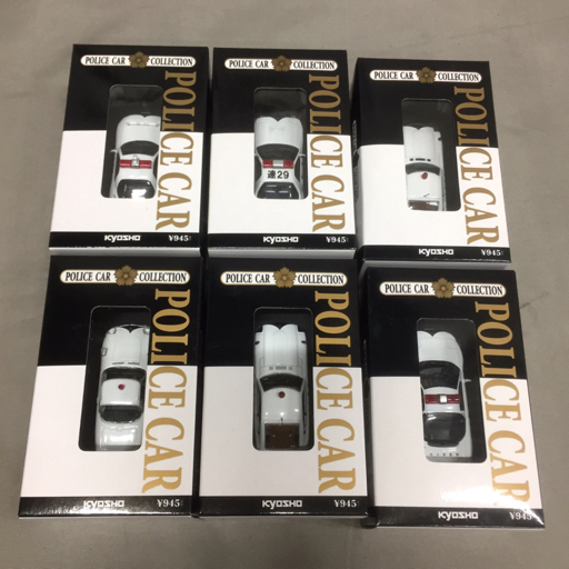 京商 1:64スケール ポリスカー・コレクション ミニカー 全6種 ホビー 玩具 保存箱付き 計6点 セット